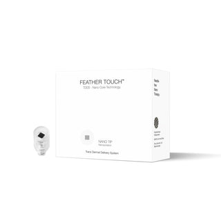 FeatherTouch Nano Tip - 10x - 10er Set mit patentierten Nano-Hohlpyramiden für effektive, nadelfreie Wirkstoffpenetration - Nanoporation